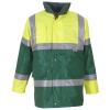 Hi-vis contrast jacket (HVP303) Yellow/Paramedic Green