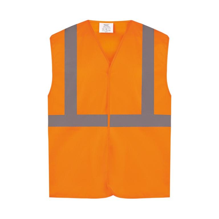 Hi-vis railway (pull apart) waistcoat class 2 (HVW118PE) Orange