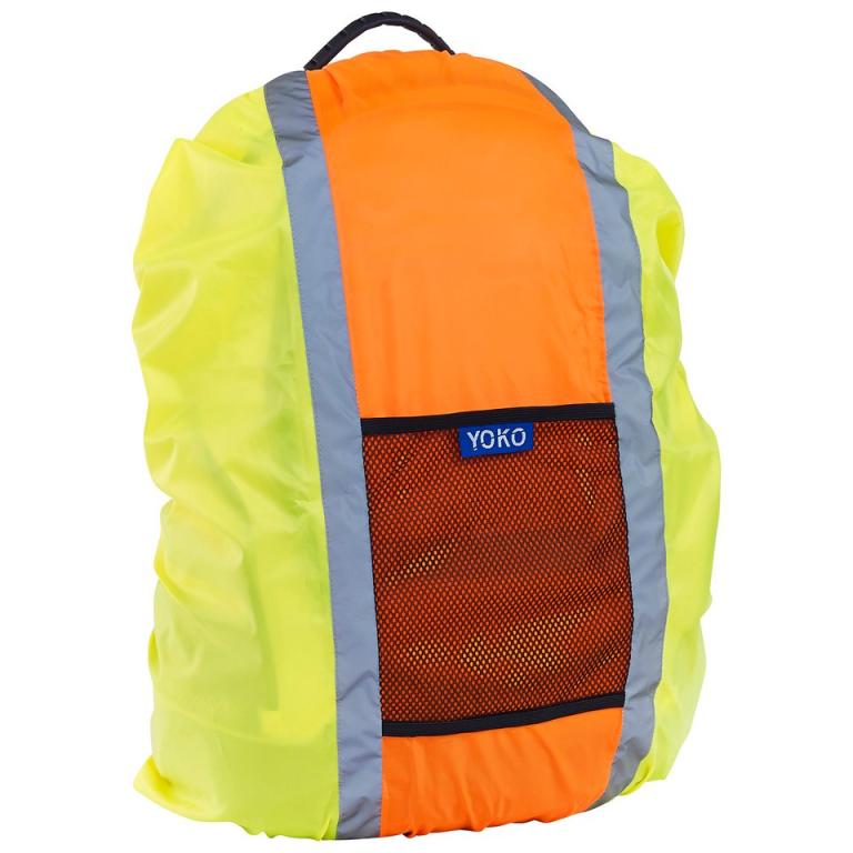 Hi-vis rucksack cover (HVW068) Yellow/Orange