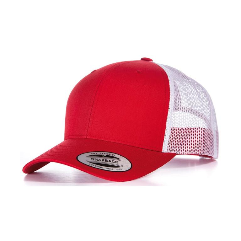 Retro trucker cap (6606) Red/White