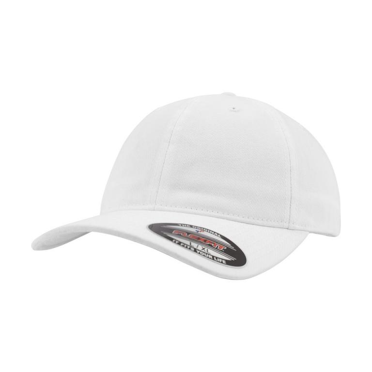 Flexfit garment washed cotton dad hat (6997) White