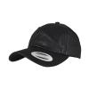 Low-profile coated cap (6245C) Black
