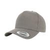 5-panel curved classic snapback (7707) Grey
