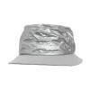 Crinkled paper bucket hat (5003CP) Silver