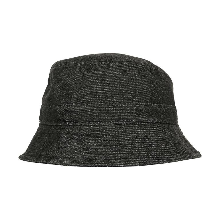 Denim bucket hat (5003DB) Black/Grey