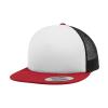 Foam trucker with white front (6005FW) Red/White/Black