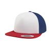 Foam trucker with white front (6005FW) Red/White/Royal