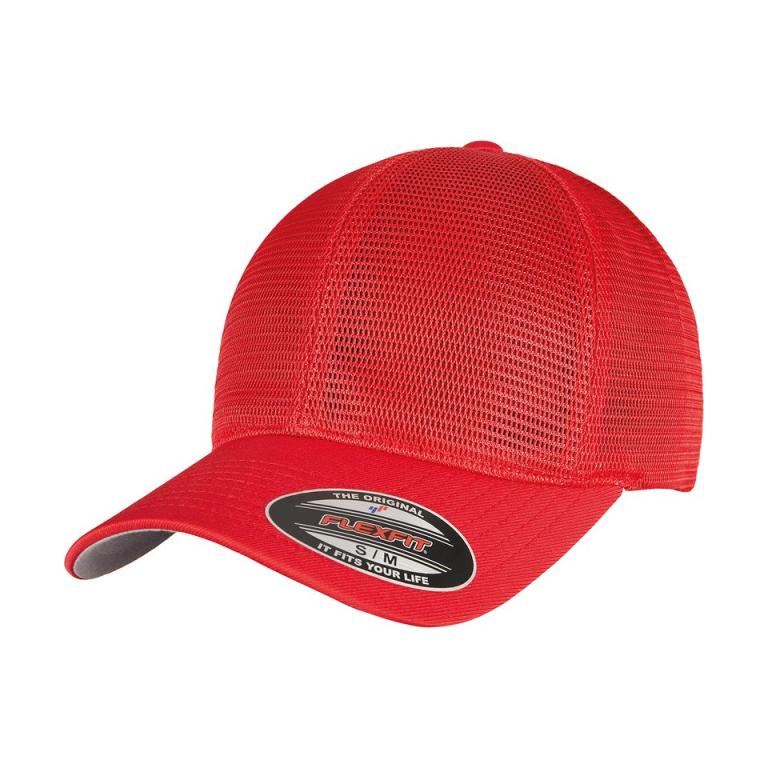 Flexfit 360 omnimesh cap (360) Red