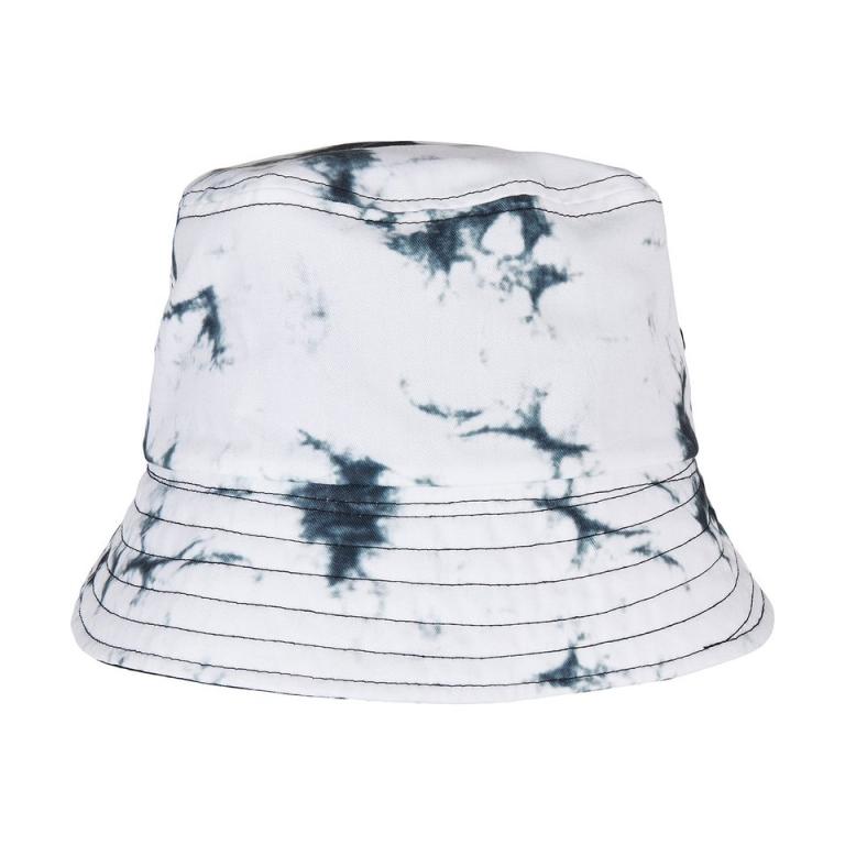 Batik dye reversible bucket hat Black/White