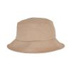 Kids Flexfit cotton twill bucket hat Khaki
