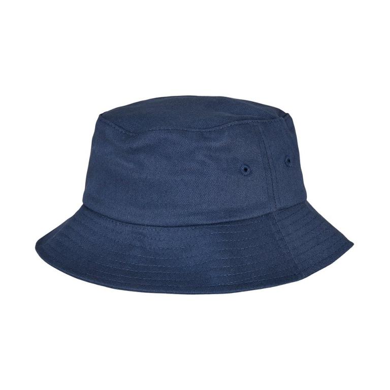 Kids Flexfit cotton twill bucket hat Navy