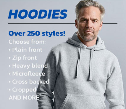 Hoodies - over 250 styles