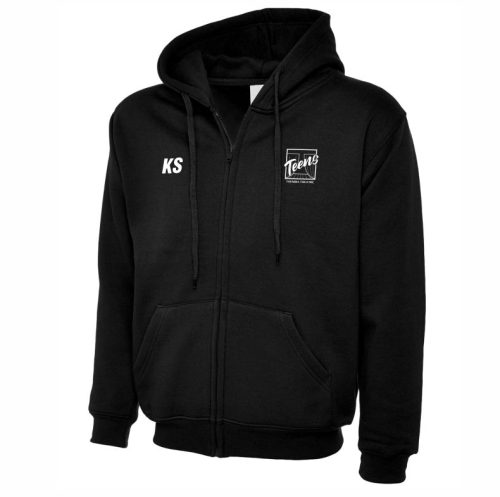 Themba Theatre Teens Black Full Zip Hoodie