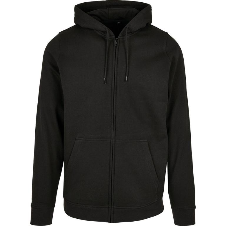 Basic zip hoodie Black