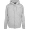 Basic zip hoodie Heather Grey