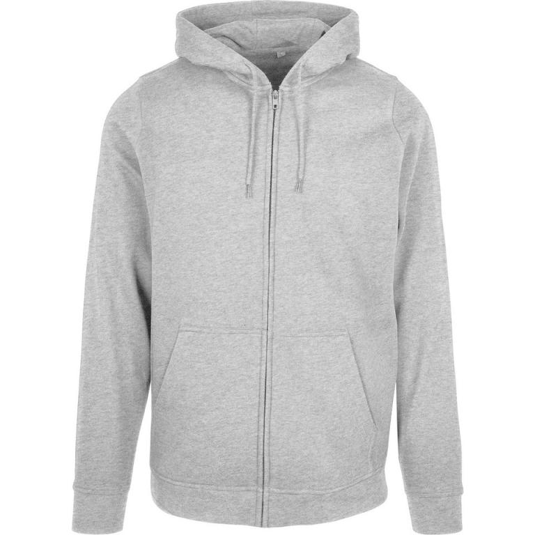Basic zip hoodie Heather Grey