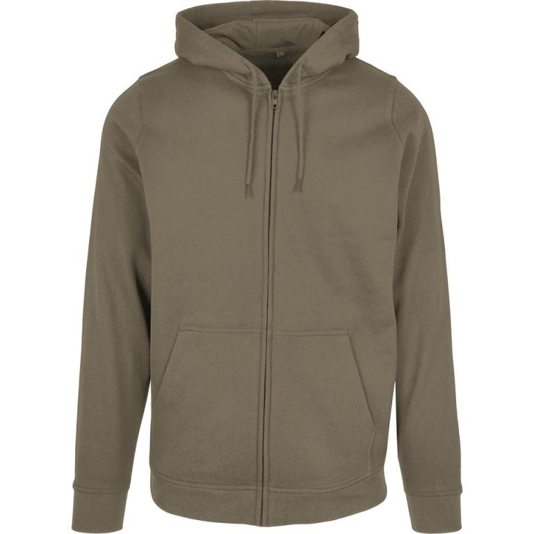Basic zip hoodie Olive