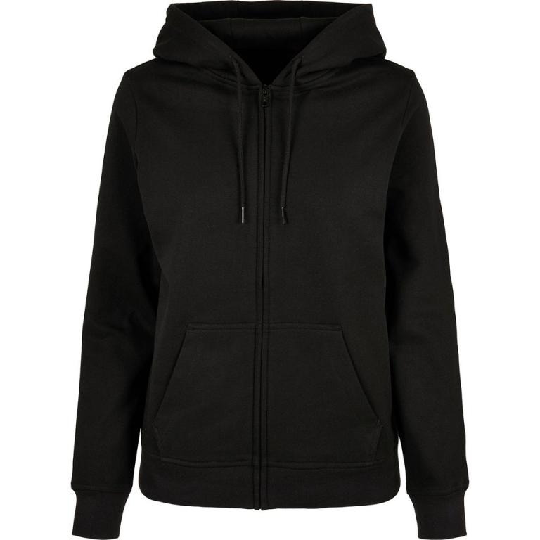 Women’s basic zip hoodie Black