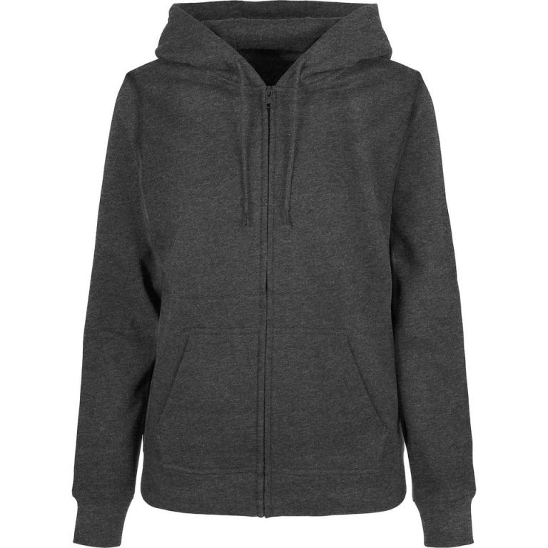 Women’s basic zip hoodie Charcoal