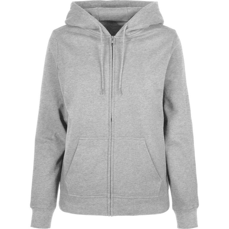 Women’s basic zip hoodie Heather Grey