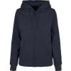 Women’s basic zip hoodie Navy