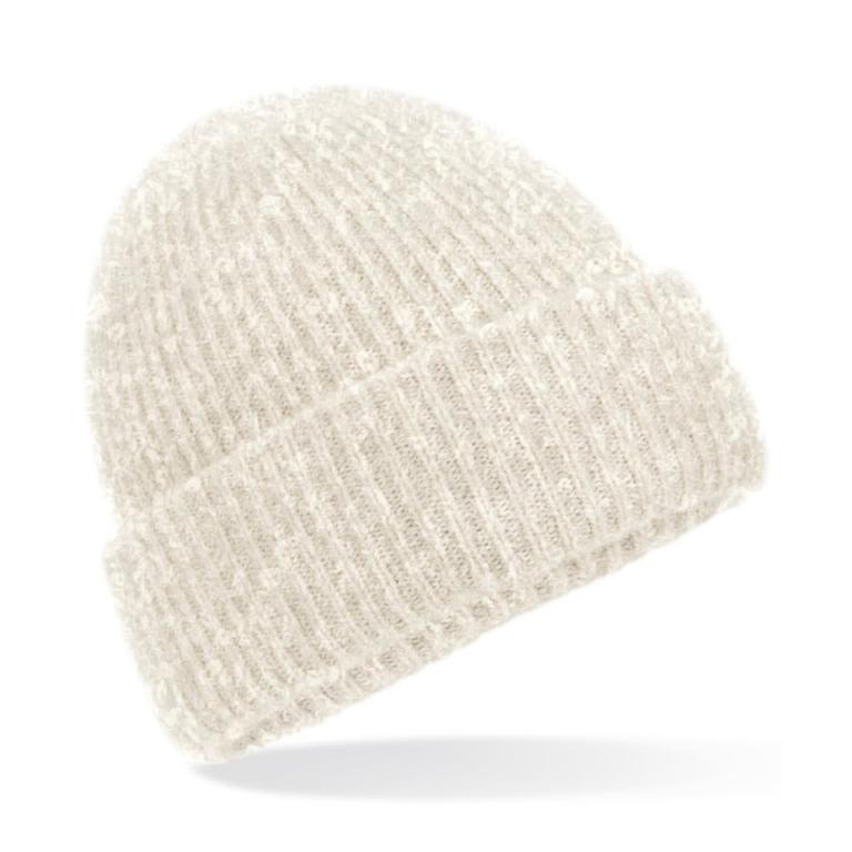 Cosy ribbed beanie Almond Marl