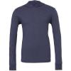 Unisex Jersey long sleeve hoodie - heather-navy - l