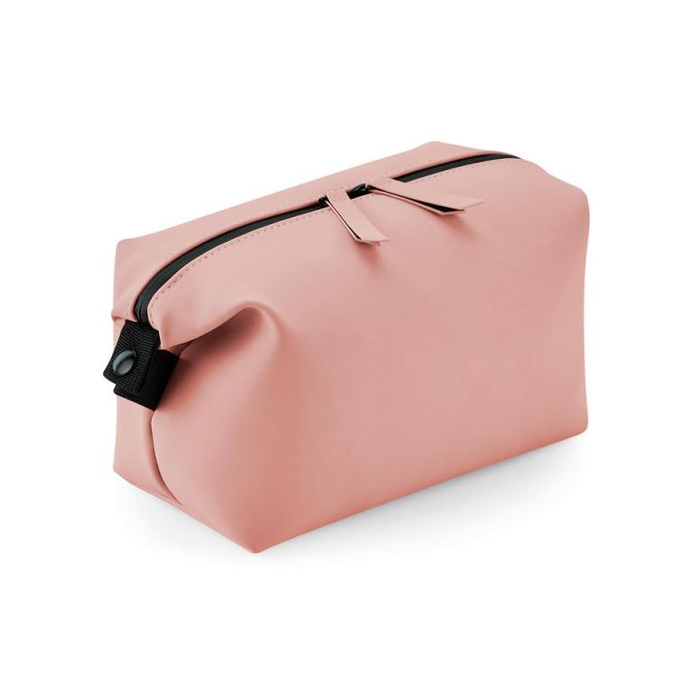 Matte PU accessory pouch Nude Pink