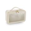Boutique clear window travel case Oyster