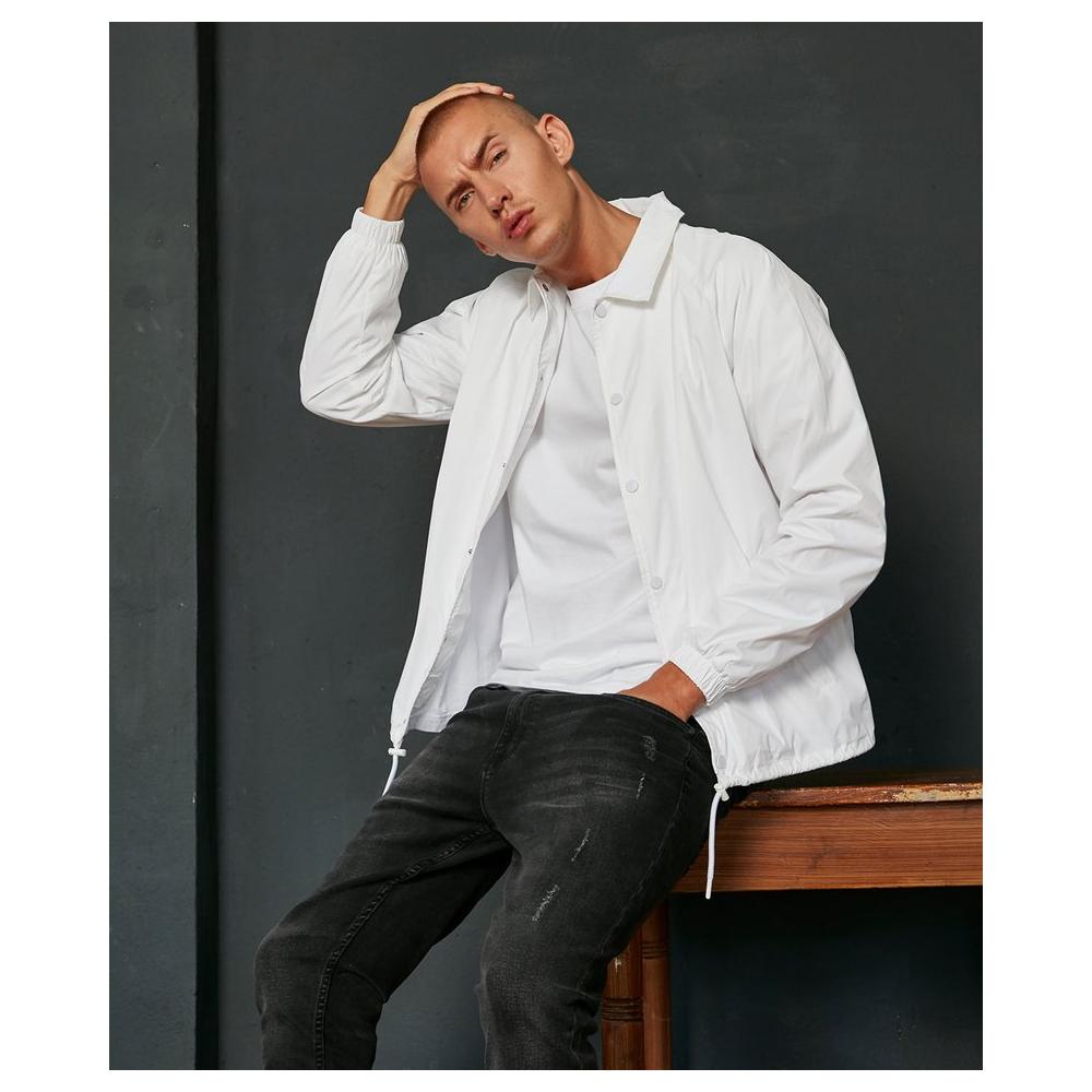 White coach sales jacket mens