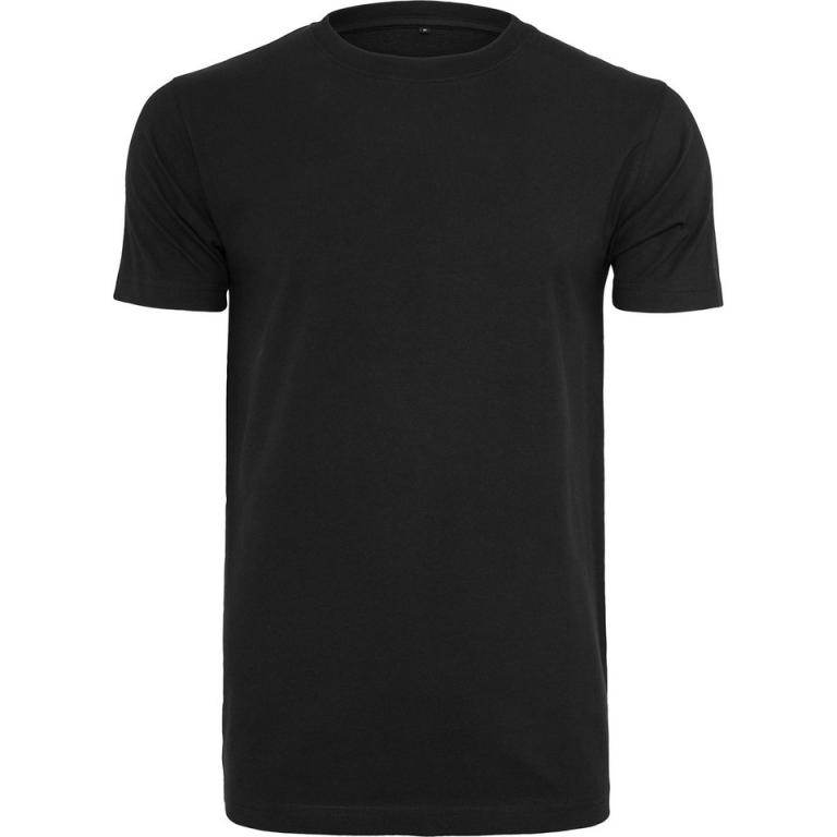 Organic t-shirt round neck Black