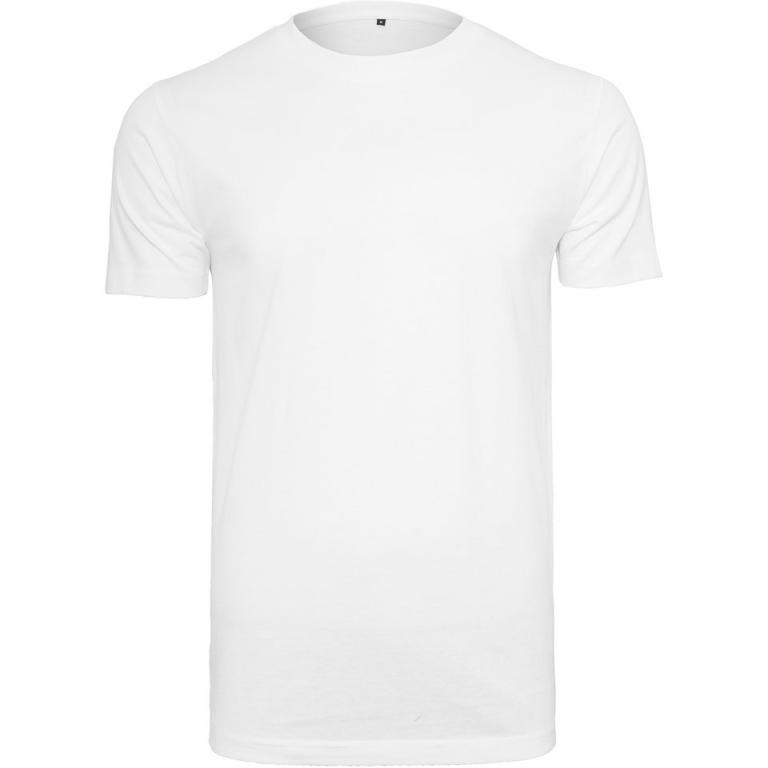 Organic t-shirt round neck White