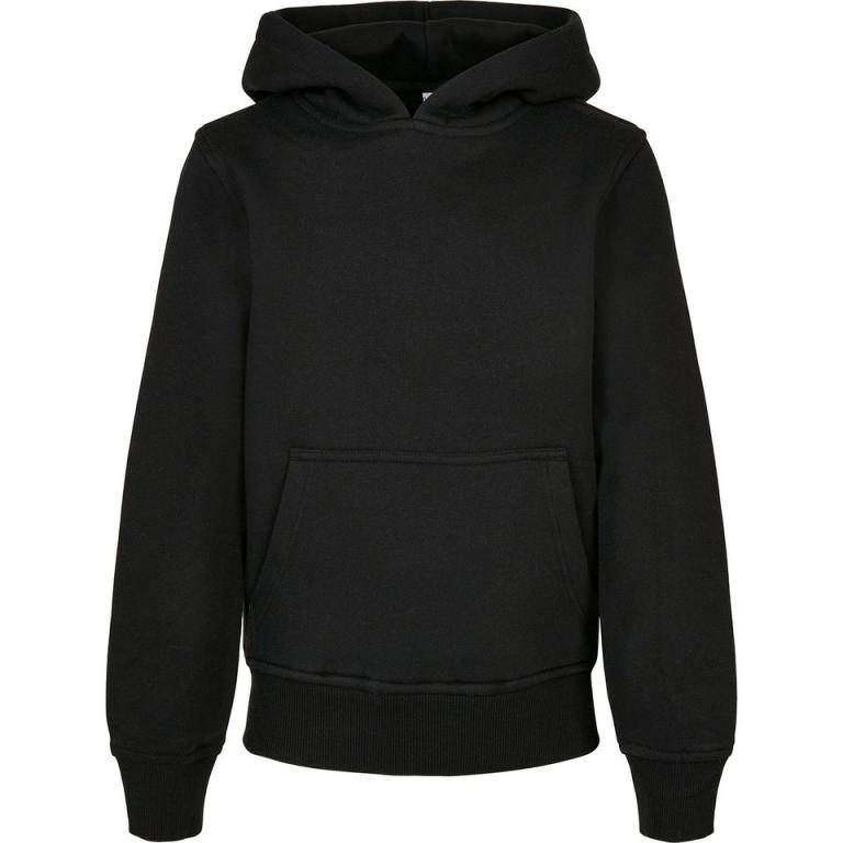 Organic kids basic hoodie Black