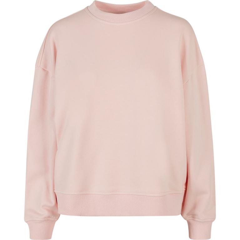 Women’s oversized crew neck sweatshirt Pink
