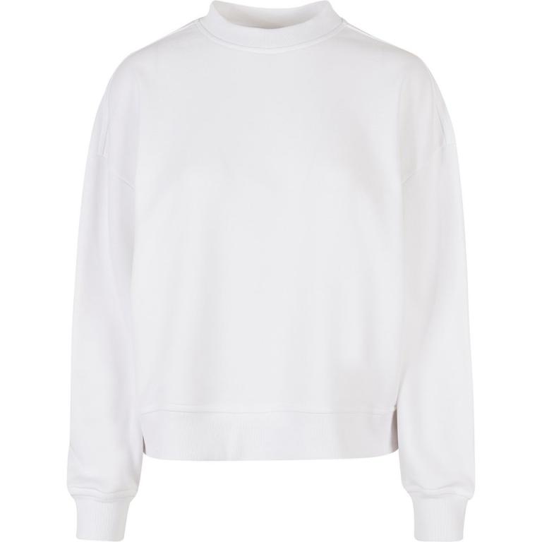 Women’s oversized crew neck sweatshirt White