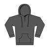 Softstyle™ midweight fleece adult hoodie Charcoal