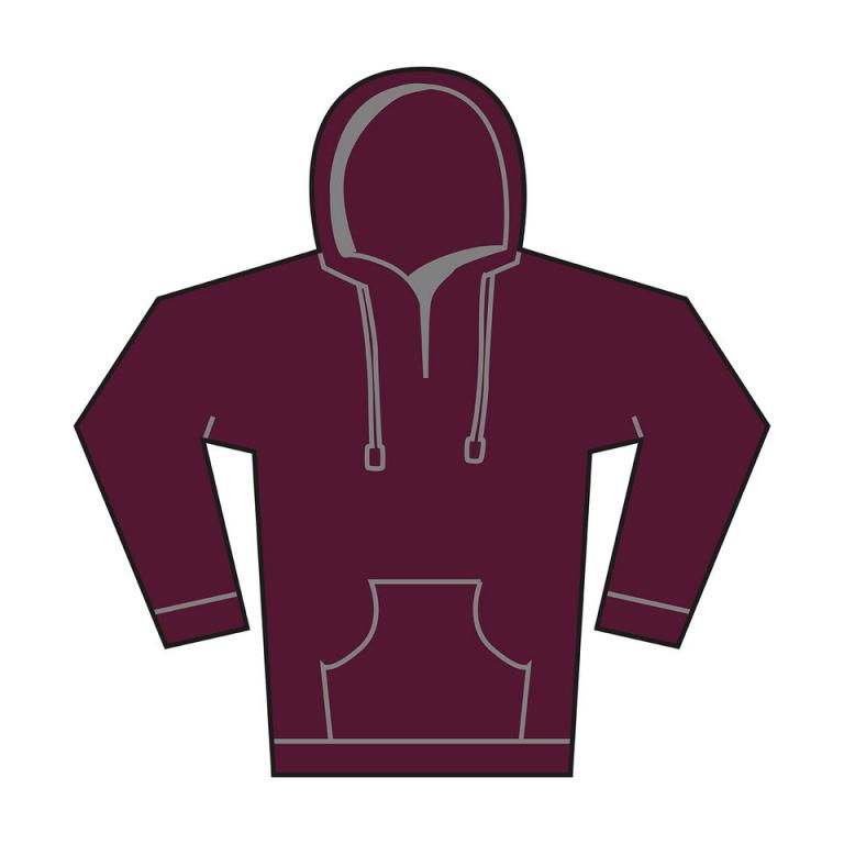 Softstyle™ midweight fleece adult hoodie Maroon