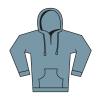 Softstyle™ midweight fleece adult hoodie Stone Blue