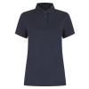 Women’s recycled polyester polo shirt Navy