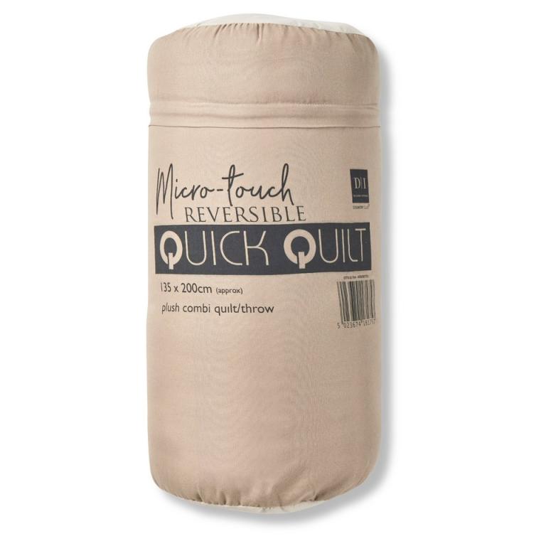 Luxury quick quilt Stone