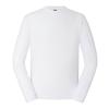 Classic long sleeve T White