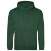 College hoodie Bottle Green