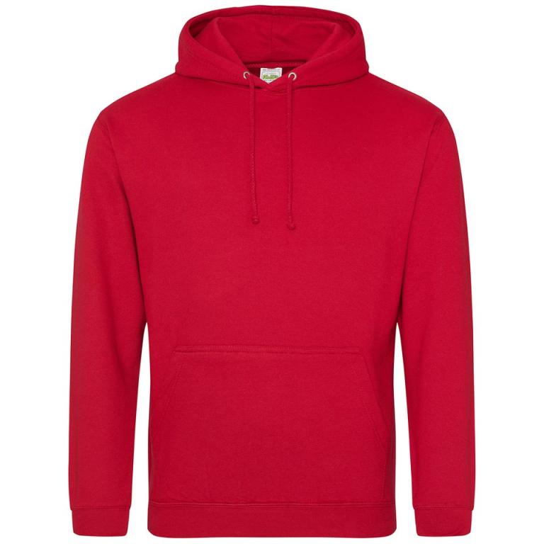 College hoodie Fire Red