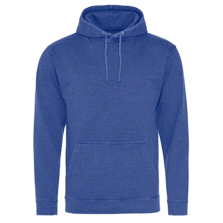 Washed hoodie Washed Royal Blue