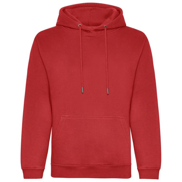 Organic hoodie Fire Red