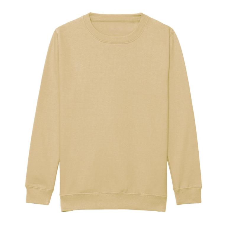 Kids AWDis sweatshirt Desert Sand