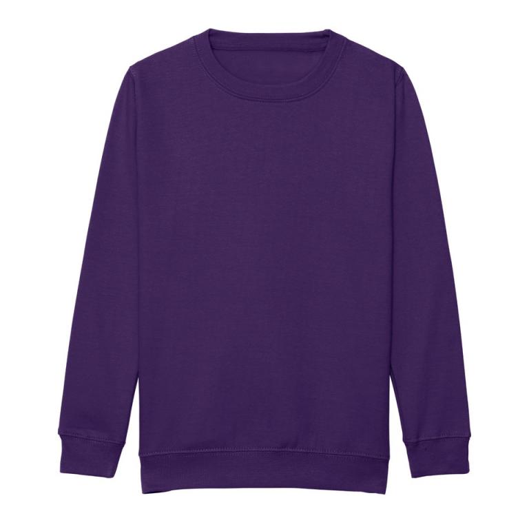 Kids AWDis sweatshirt Purple