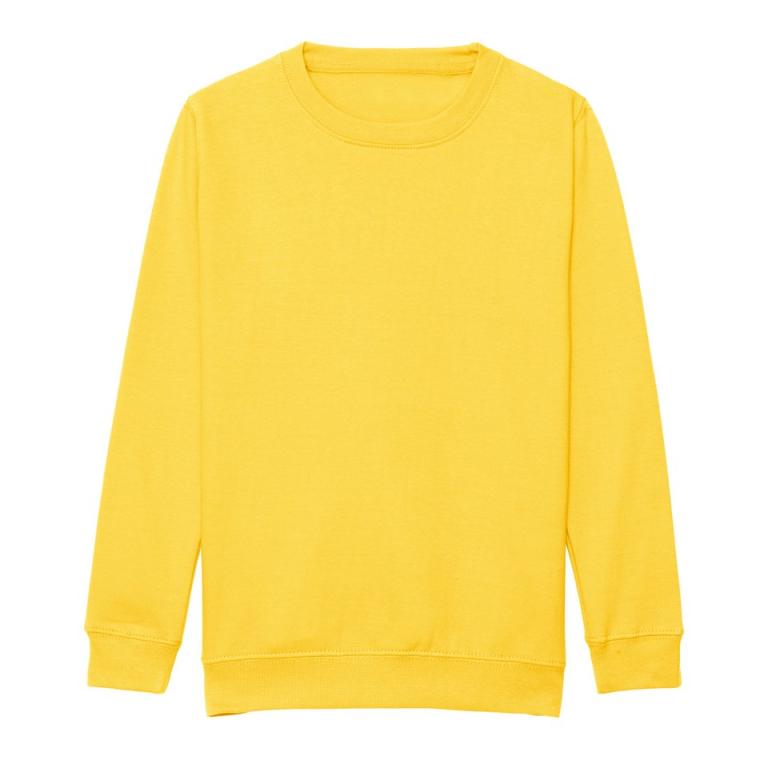 Kids AWDis sweatshirt Sun Yellow