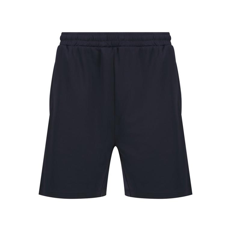 Knitted shorts with zip pockets Navy