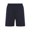 Knitted shorts with zip pockets Navy/Royal